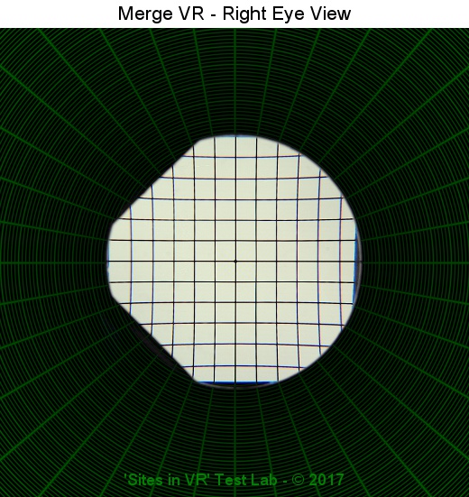 View from the right lens of the Merge VR viewer.